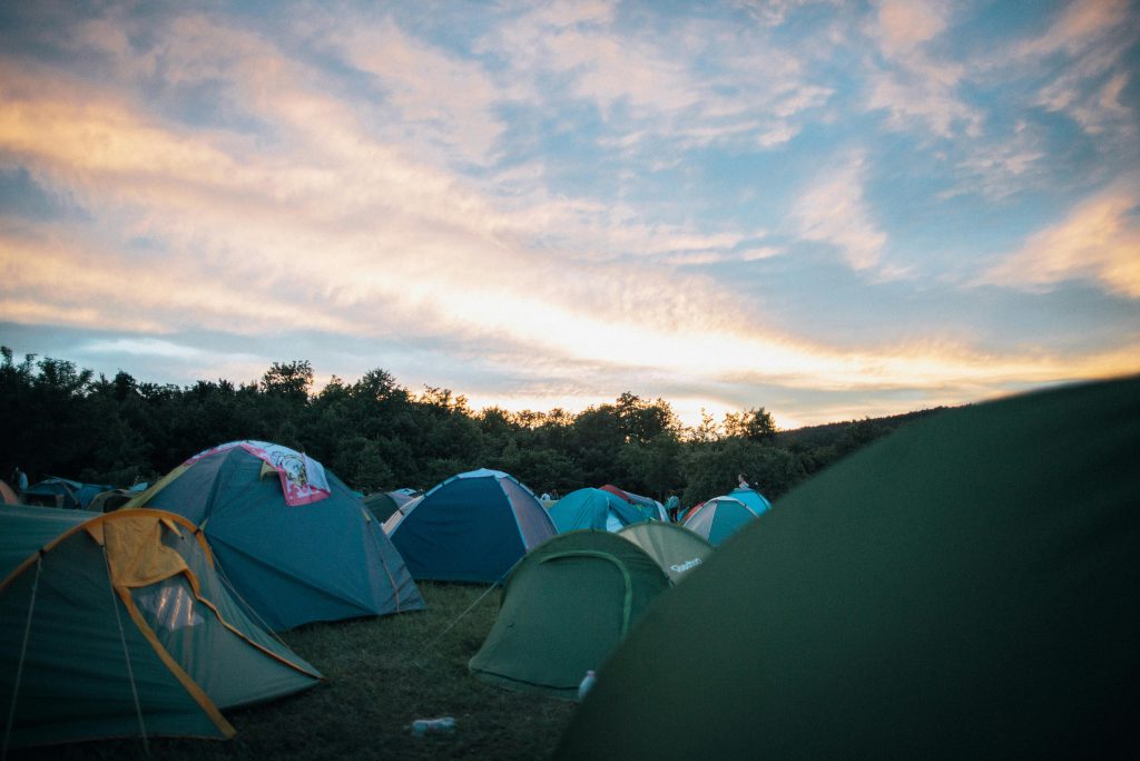 camping - szkolenie spadochronowe